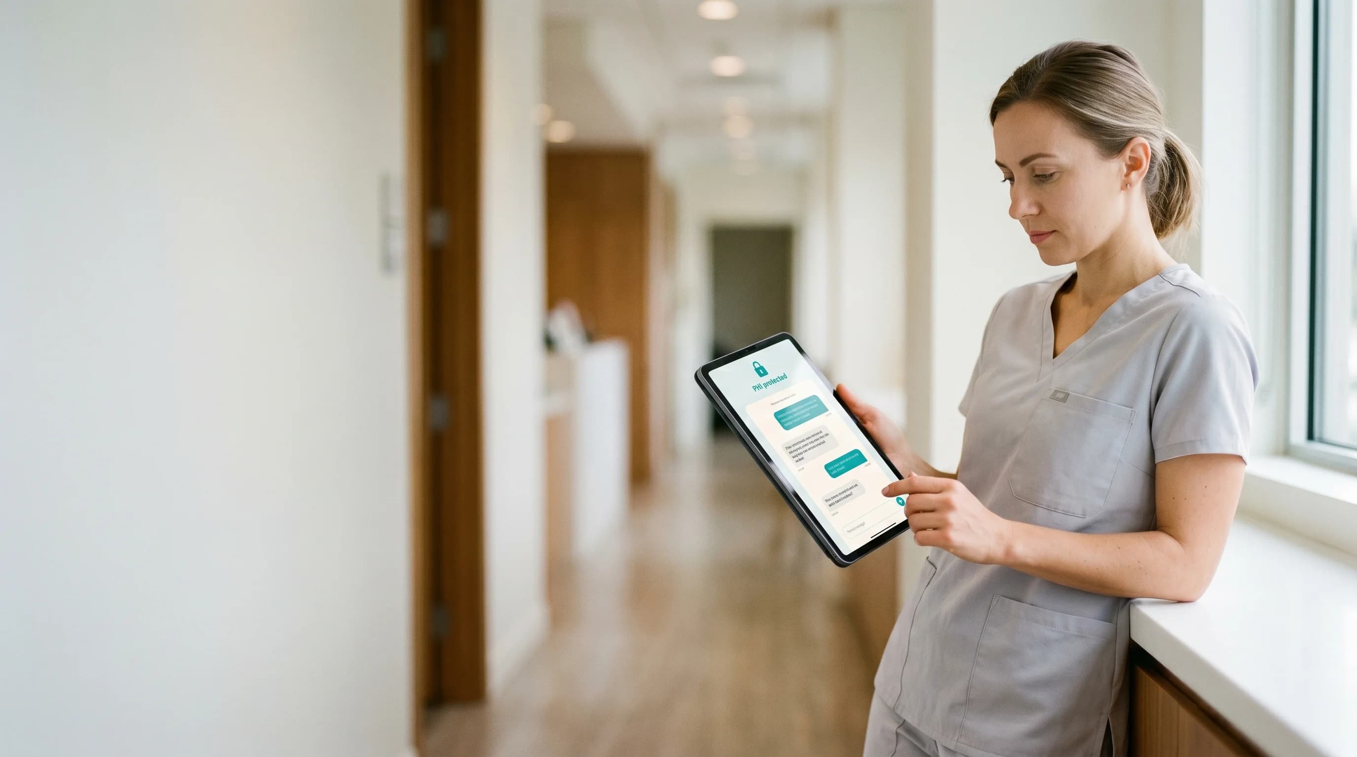 Secure messaging between patient and care team