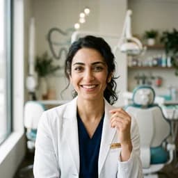 Portrait of Dr. Sarah Al-Mansoori, Dental Director at Horizon Dental Group